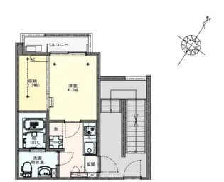 KLEIS西浦和【2階】の間取り