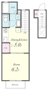 ベルシャトー【2階】の間取り