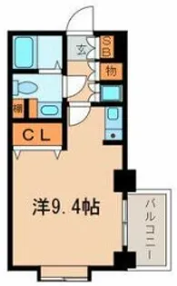 スクエアタワー【5階】の間取り