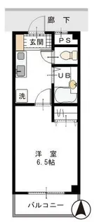 サンズイマンション【1階】の間取り