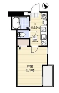 フィルクローバ川口【1階】の間取り