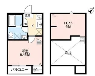 シュテルン大宮【1階】の間取り
