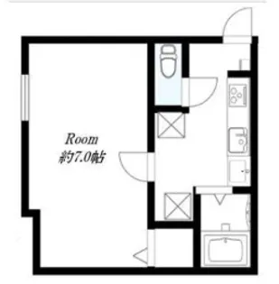 グランクオール西川口【2階】の間取り