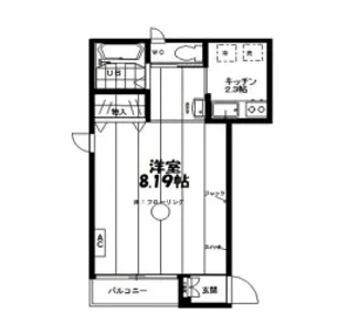 M−FLAT【2階】の間取り