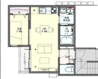 KEIAI RESIDENCE 北戸田Ⅱ【1階】の間取り