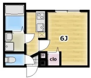 ハルジュール【2階】の間取り