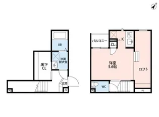 CB北本グランツ【1階】の間取り
