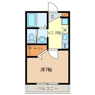 ラ・クール西川口【3階】の間取り