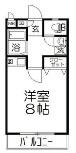 ハイツ日興【1階】の間取り