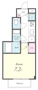 アンセドール【1階】の間取り