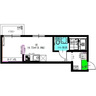 RadIAnce七里(レイディエンス七里)【3階】の間取り