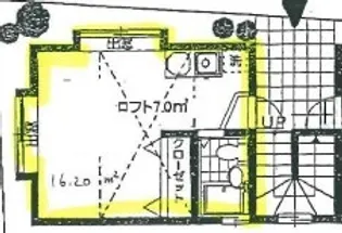 サンパレス浦和【1階】の間取り