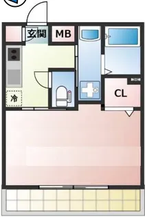 プロスペリタ大宮S【3階】の間取り