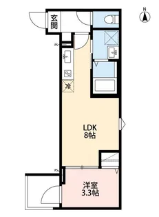 robot home 鉄道博物館Ⅱ【1階】の間取り