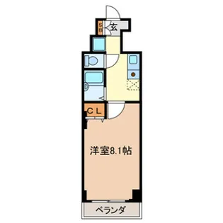 タック高砂【7階】の間取り