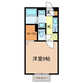 グランメール【2階】の間取り