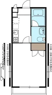 ケェ・アィ−マメゾン【1階】の間取り