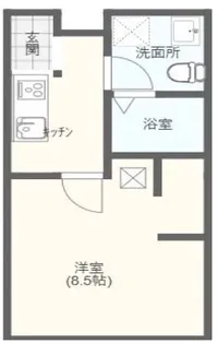 ミッドタウン原市【2階】の間取り