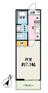 ソレイユ大宮公園【3階】の間取り