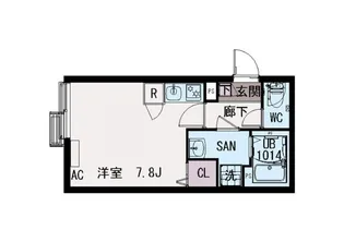 IXO Daita Valley【1階】の間取り