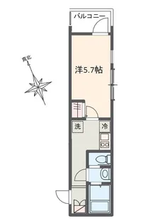 MELDIA宮原【1階】の間取り