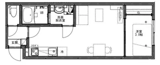 KEIAI RESIDENCE 北小金【1階】の間取り