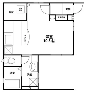 アーバンコート沙羅【1階】の間取り