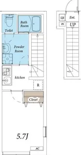 リブリ・四つ木シュトラーセ【2階】の間取り