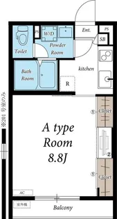 リブリ・レ・プレジール【1階】の間取り
