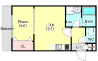 ジーメゾン岩槻モデラート【2階】の間取り