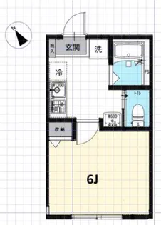 ルピナス馬橋【1階】の間取り
