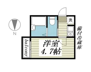 サンモール竹ノ塚【1階】の間取り