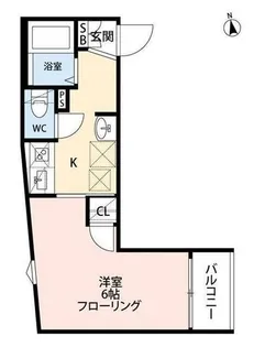 ブラン西新井【1階】の間取り