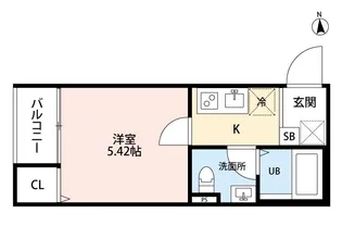 RABONA【3階】の間取り