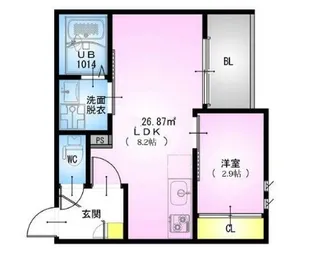 REGALEST S 大和田【2階】の間取り