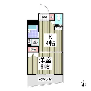 VILLA FINE【2階】の間取り