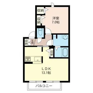 サンクチュアリ蕨【1階】の間取り