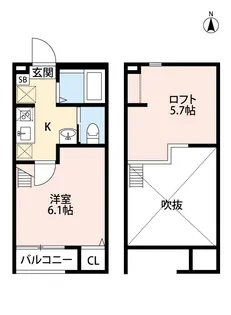 メゾン・レーヴ【2階】の間取り
