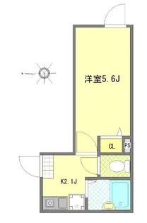 Well-being江北【1階】の間取り