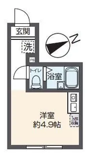グローリア北千住【2階】の間取り
