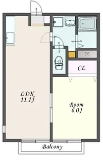 サンライズK【2階】の間取り