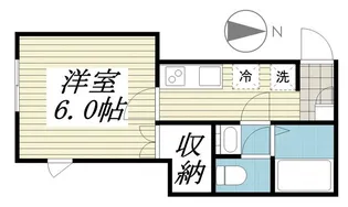 キャメル松戸大谷口Ⅱ【2階】の間取り