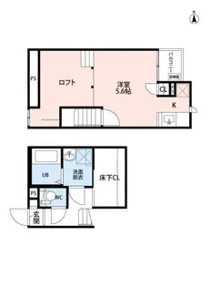 CB春日部リリオ【2階】の間取り