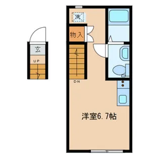 PLAISIR柴又(プレジールシバマタ)【2階】の間取り