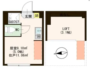 エクラール【1階】の間取り