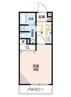 アムールSTUDIO【2階】の間取り