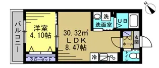 グランパラディソ【2階】の間取り