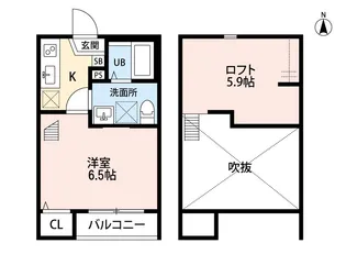 Wistaria 北越谷(ウィスタリア キタコシガヤ)【1階】の間取り
