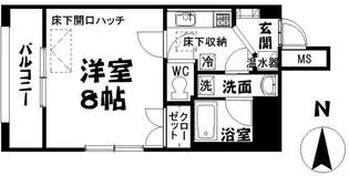 ブラウ・シュロス【2階】の間取り