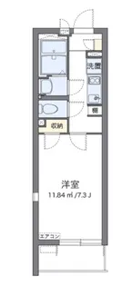 クレイノ陸王【2階】の間取り